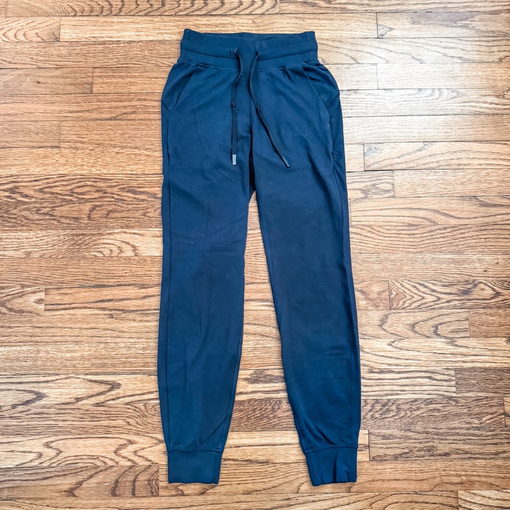 Lululemon Black Knit Joggers